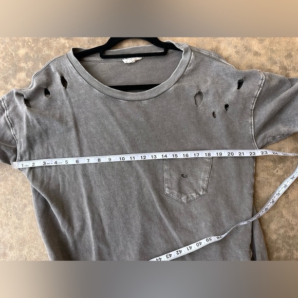 Easel Gray Short Sleeve Dress - Picture 5 of 6